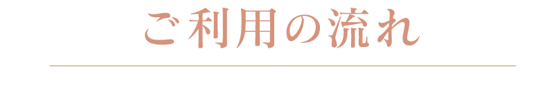 きもの利久ご利用の流れ